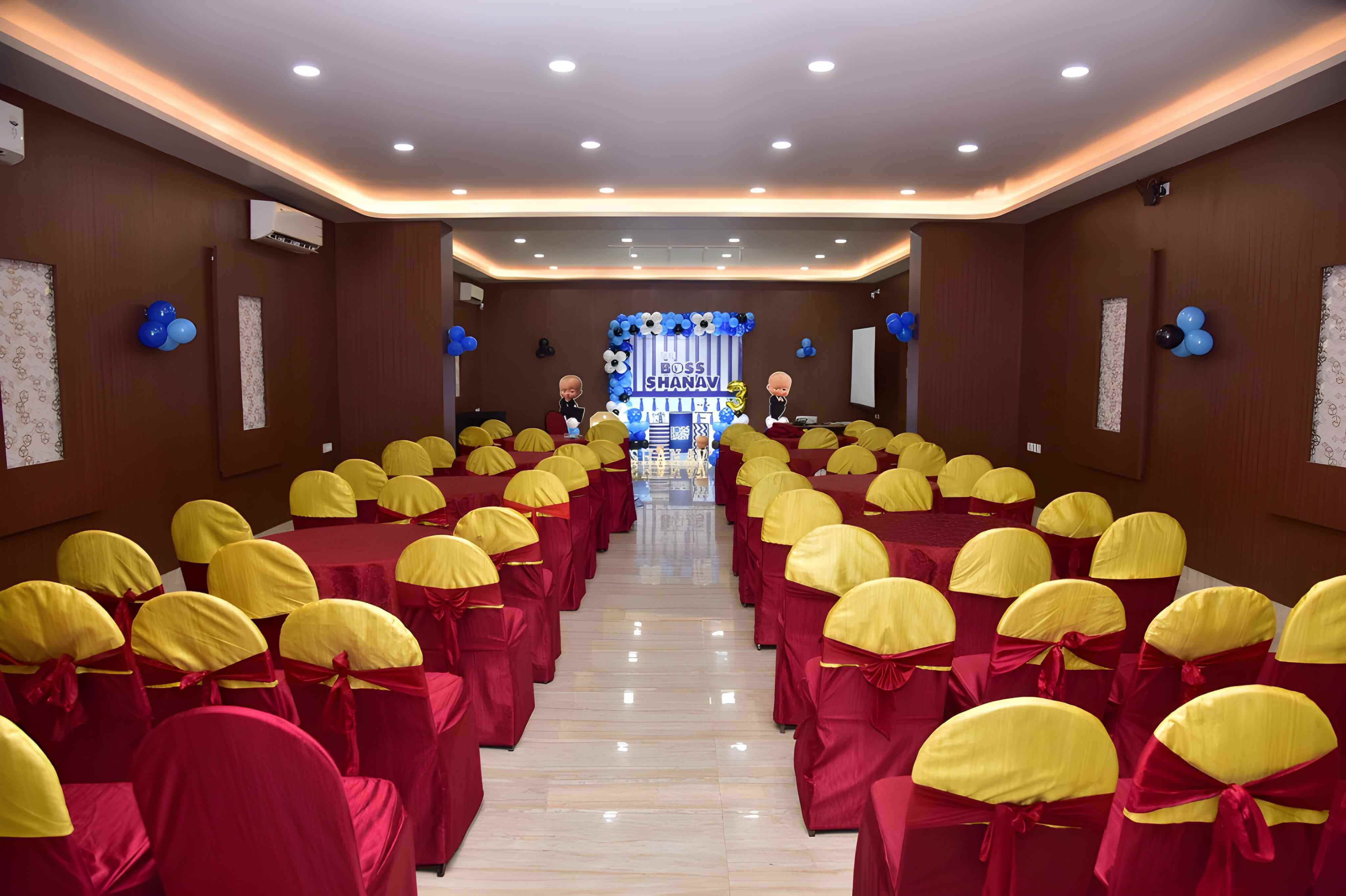 Flavours Banquet Hall Seating Setup - Octave Banquets Sarjapur Road